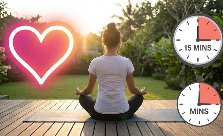 Just 15 Minutes of Yoga Can Keep Heart Disease at Bay