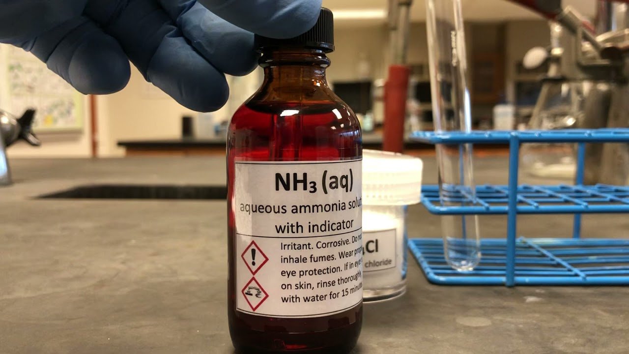 Ammonia Solution Ammonium Hydroxide Chemical Structure and Storage Tips
