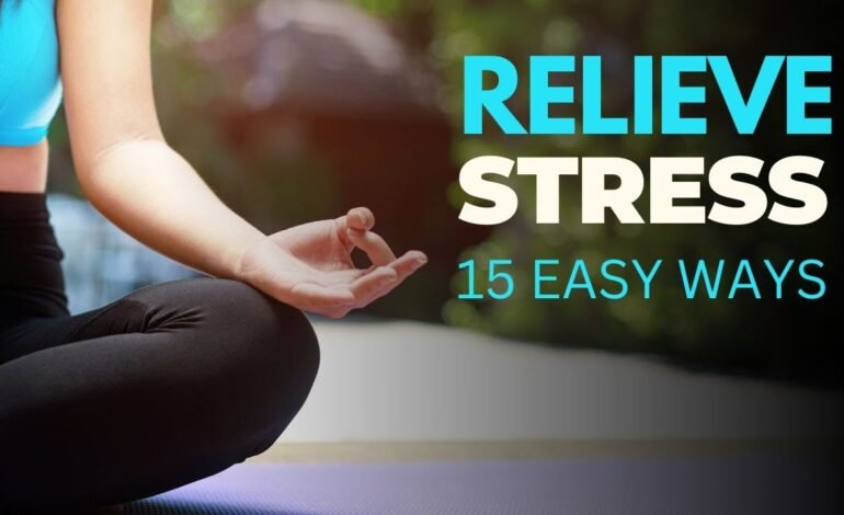 Natural Stress Relief Techniques That Actually Work Fast