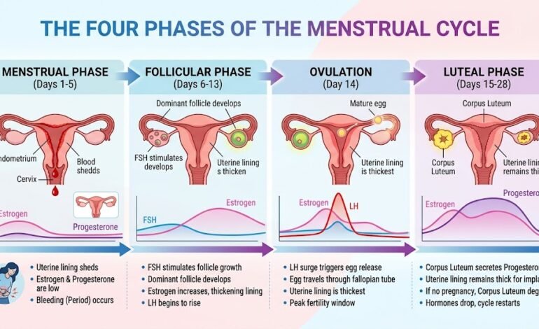 Know Your Body: The 4 Phases of the Menstrual Cycle