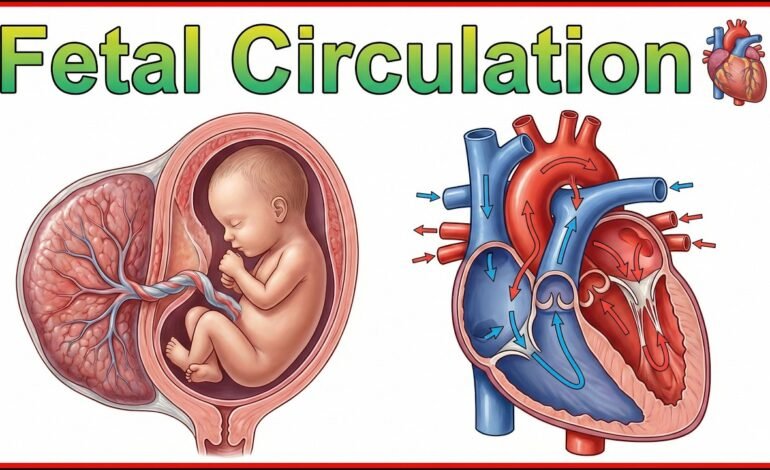 Fetal Circulatory System: Structure, Features and Blood Flow